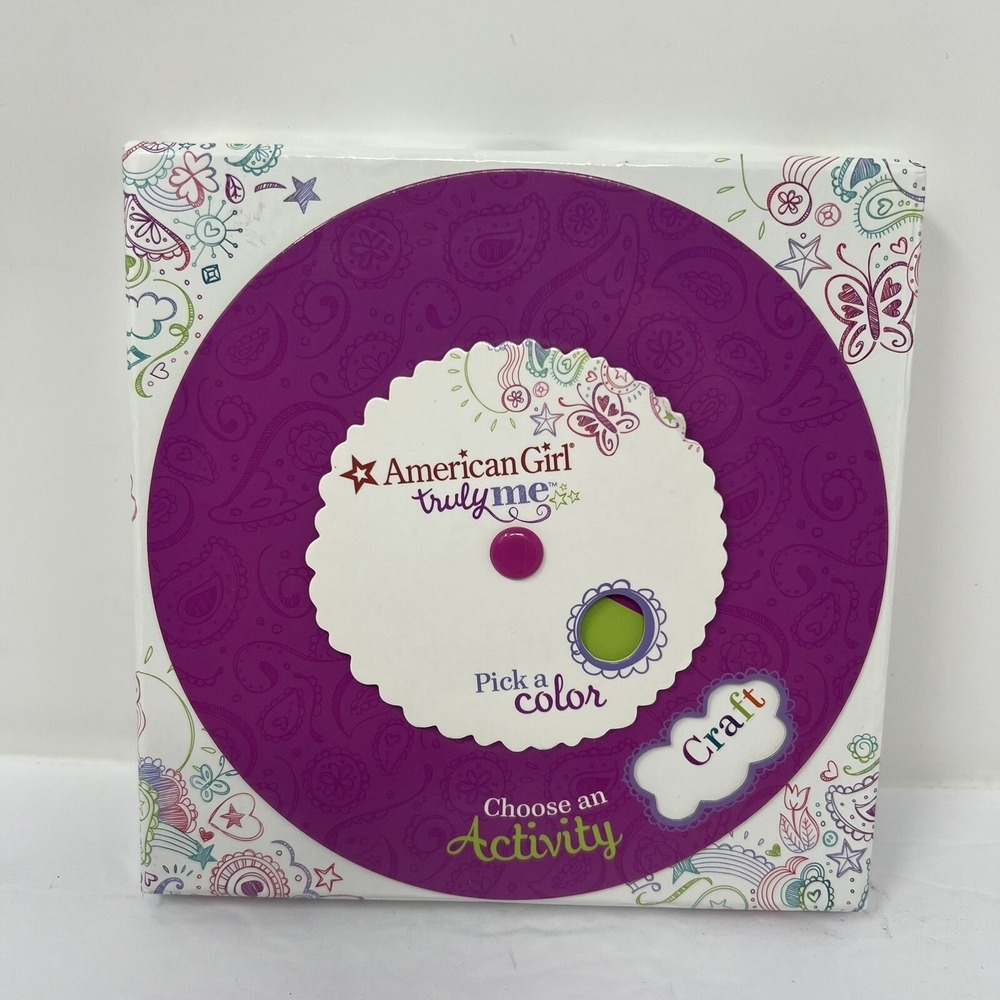 American Girl Truly Me Activity Wheel Crafts Pick A Color Creative Toy Accessory